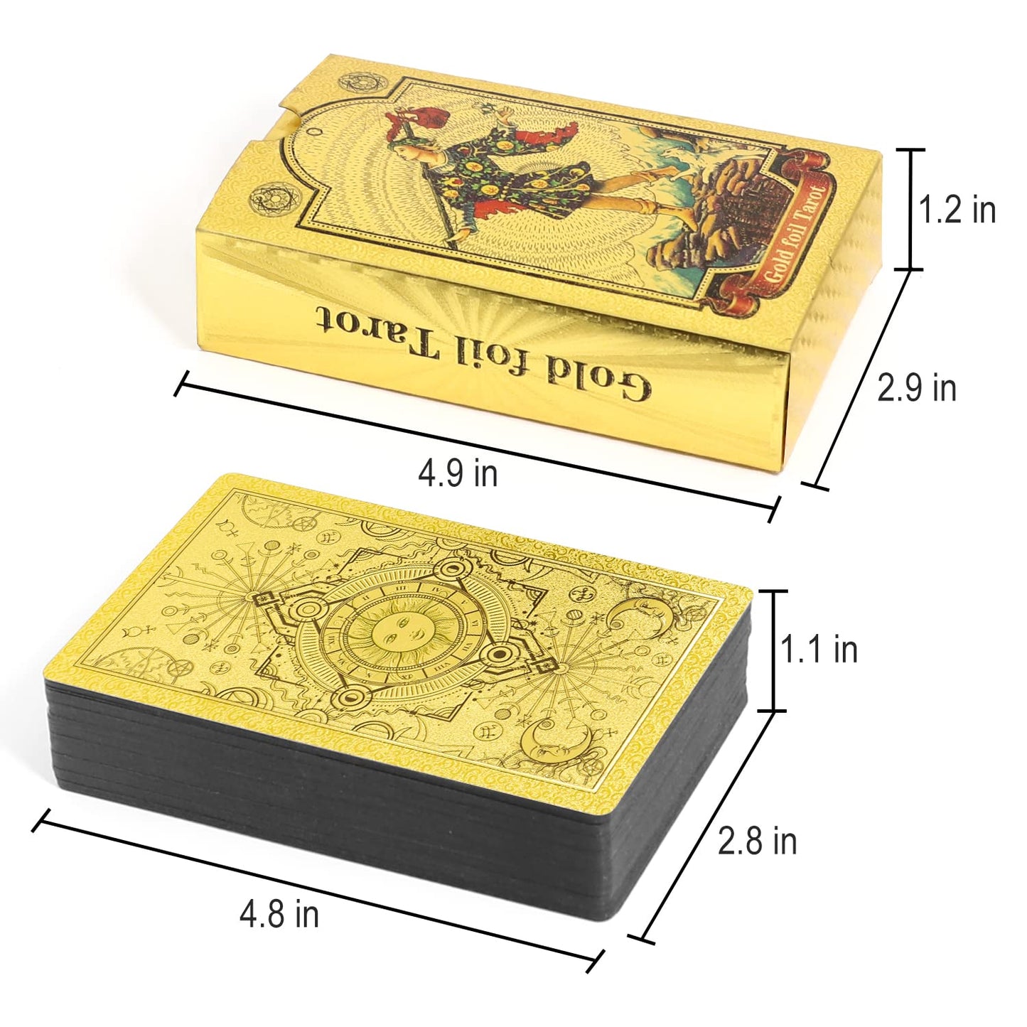 š„Explore the Mystical World of Tarot Gold Foil Tarot (Buy 2 Free Shipping)