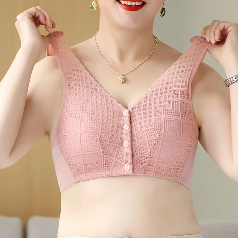 🔥Buy 1 Get 2(3packs)🔥 Plus Size Cotton Front Button Bra