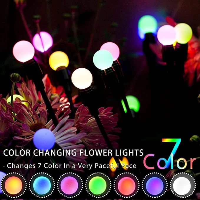 🔥Last Day 49% OFF- Solar Powered Firefly Garden Light