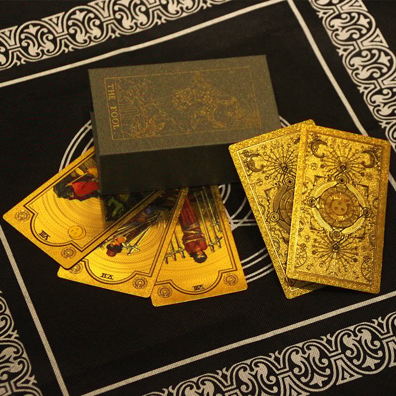 š„Explore the Mystical World of Tarot Gold Foil Tarot (Buy 2 Free Shipping)