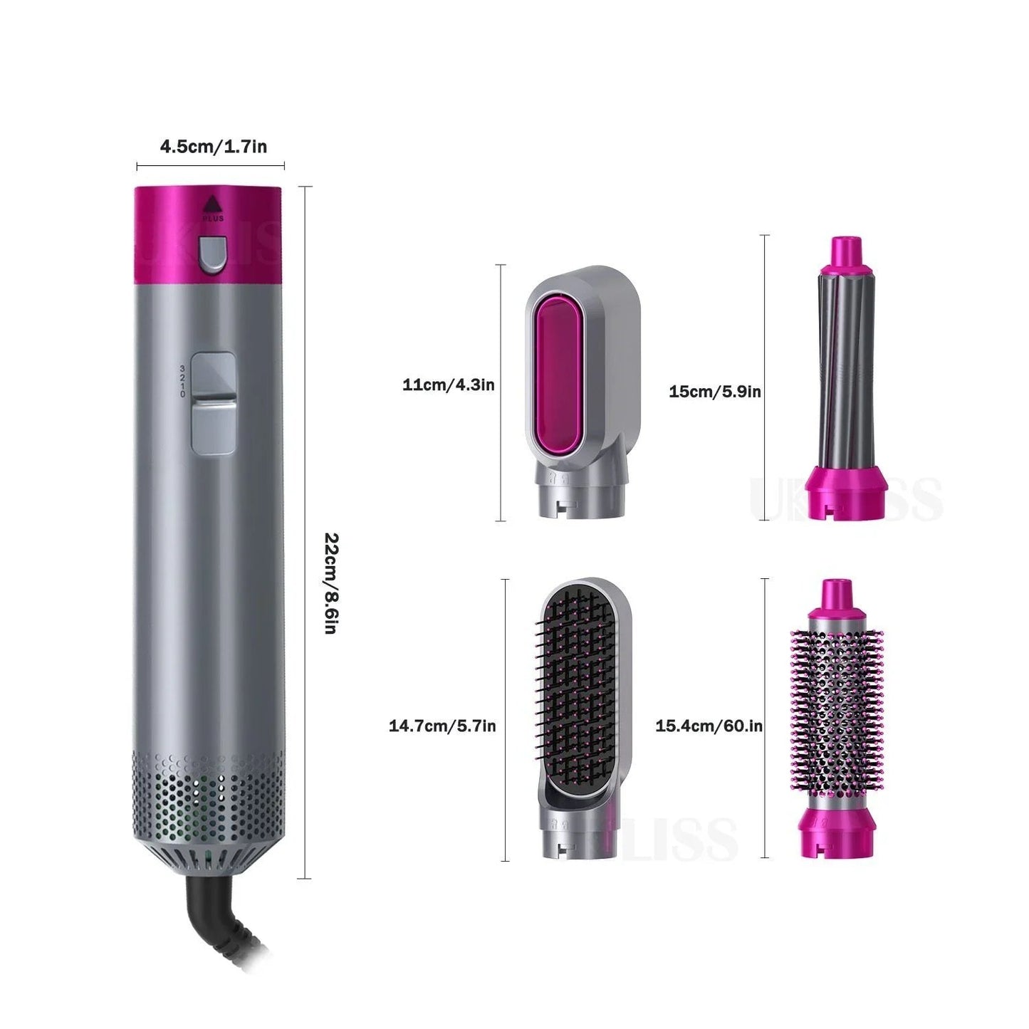 5 in 1 Complete Hair Styler Set
