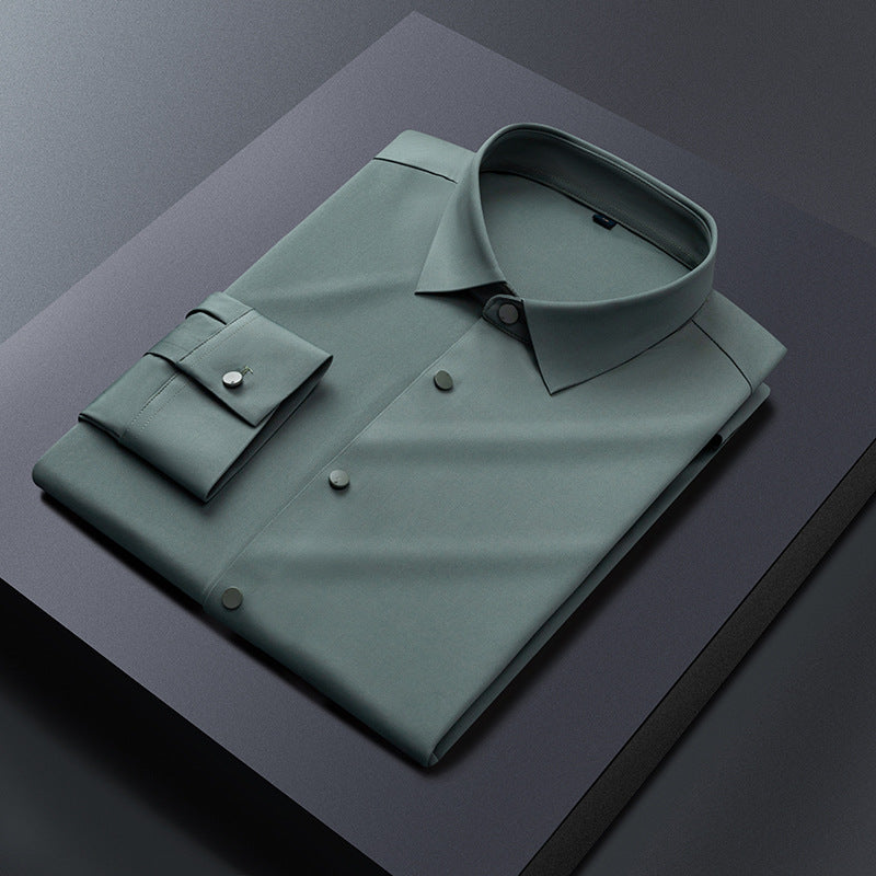 Ice Silk Seamless Stretch Shirt