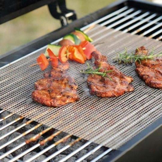 (49% OFF) Non-stick BBQ Grill Mesh Mat