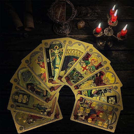 š„Explore the Mystical World of Tarot Gold Foil Tarot (Buy 2 Free Shipping)