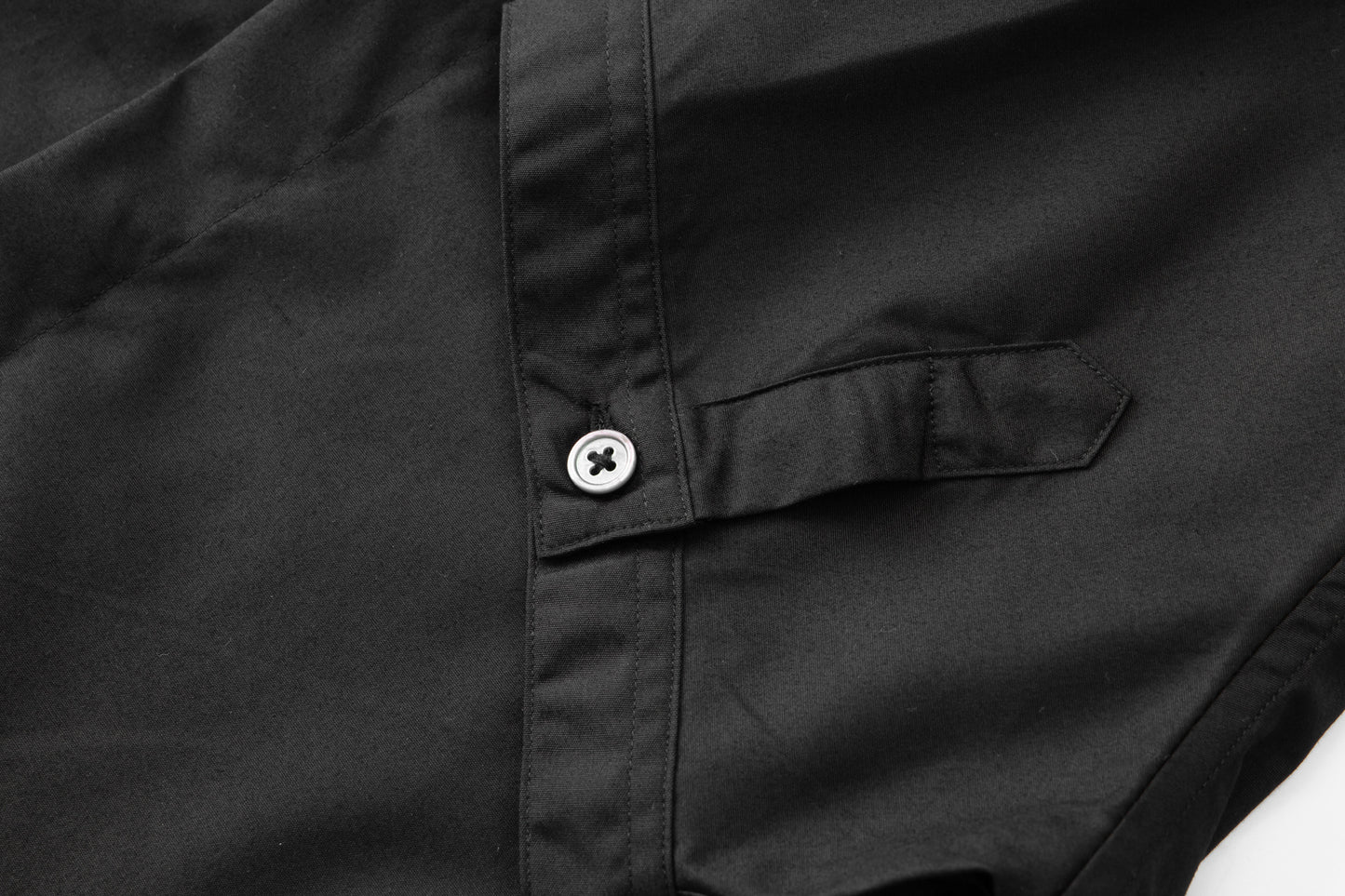 Men's slim-fit shirt with silver and diamond crystals