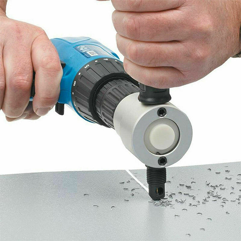 Double-head metal sheet cutter