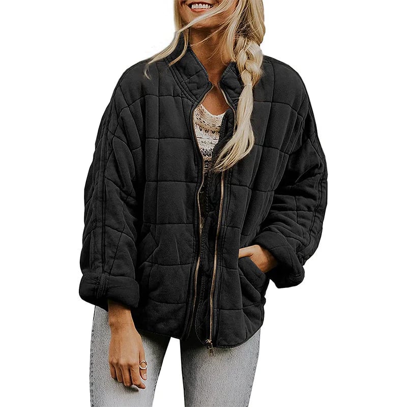 đNew Arrivals - Womenâs Zip-Up Quilted Jacket