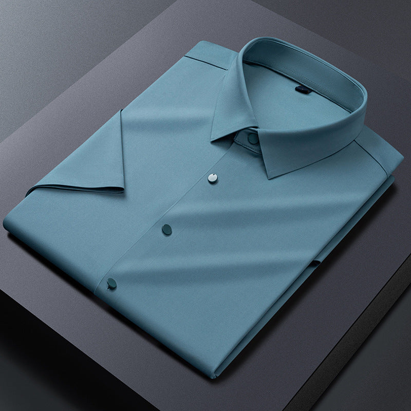 Ice Silk Seamless Stretch Shirt