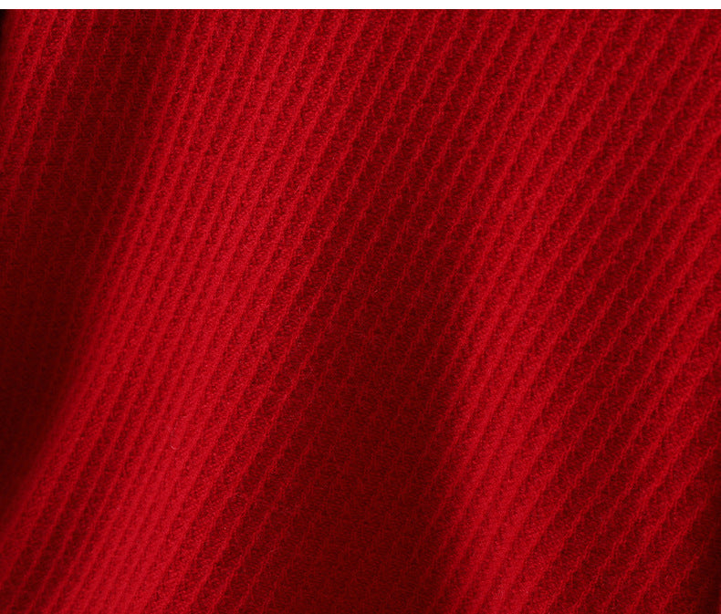 Round Neck Men's Cashmere Sweater Fashionable Colorblock Outerwear Knitted Sweater Warm Sweater Bottoming Shirt