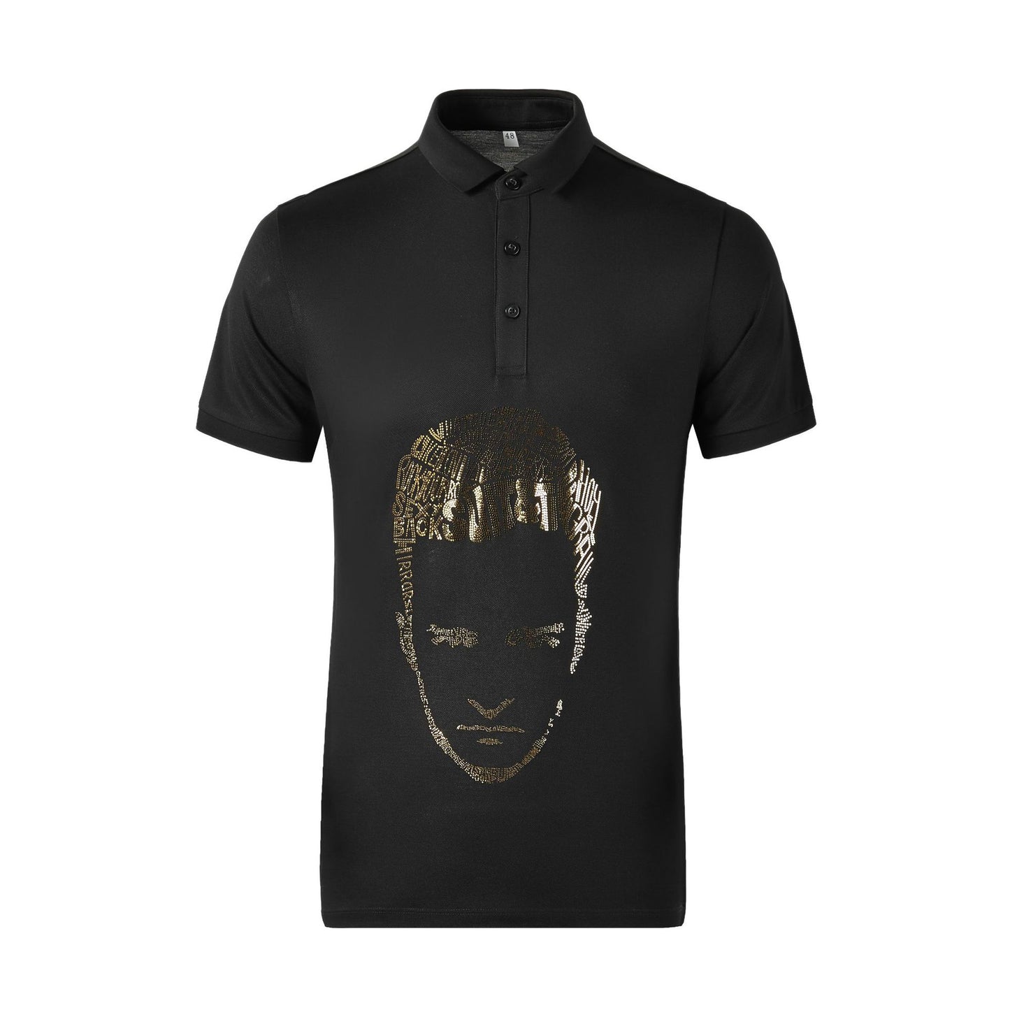 POLO Shirt Ironing Fashion Men's Short Sleeve T-Shirt