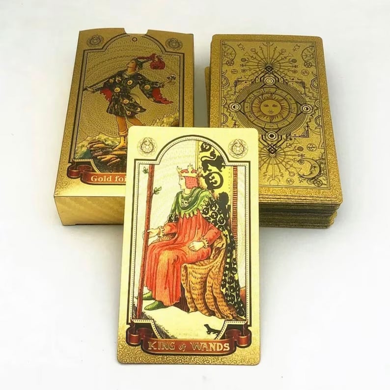 š„Explore the Mystical World of Tarot Gold Foil Tarot (Buy 2 Free Shipping)
