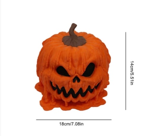 Melting Halloween Pumpkin Candy Bowl