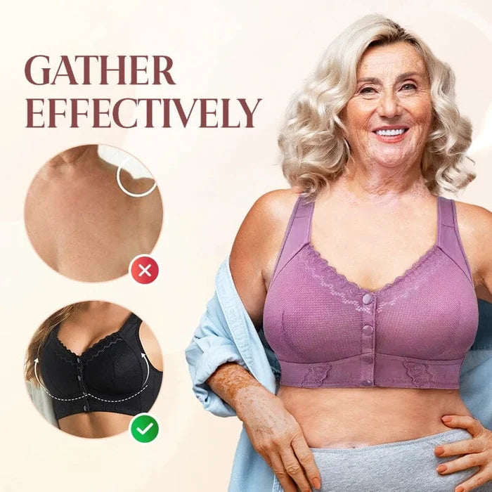 🌹Front Closure Breathable Bra🎀(Please Add 3/5 pcs to your Cart😍)
