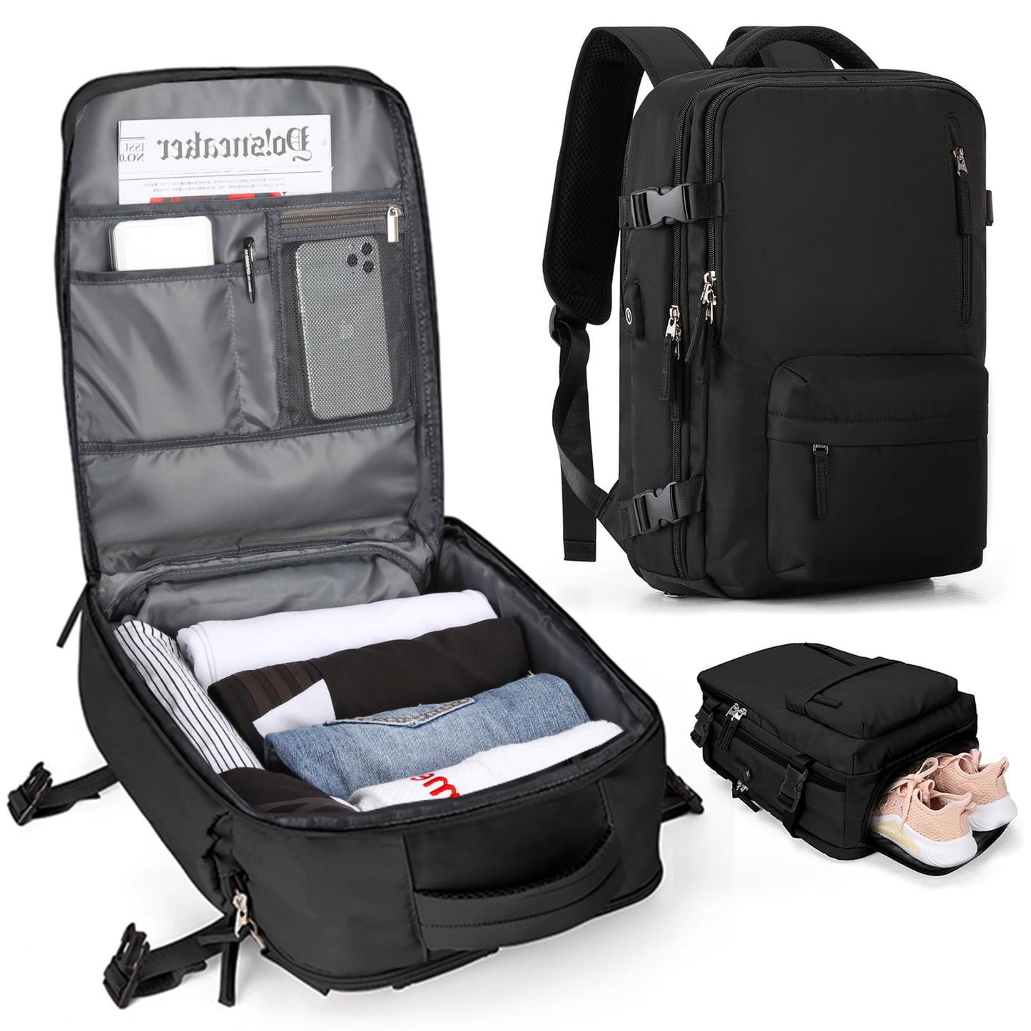Travel Backpack Waterproof Hiking Rucksack