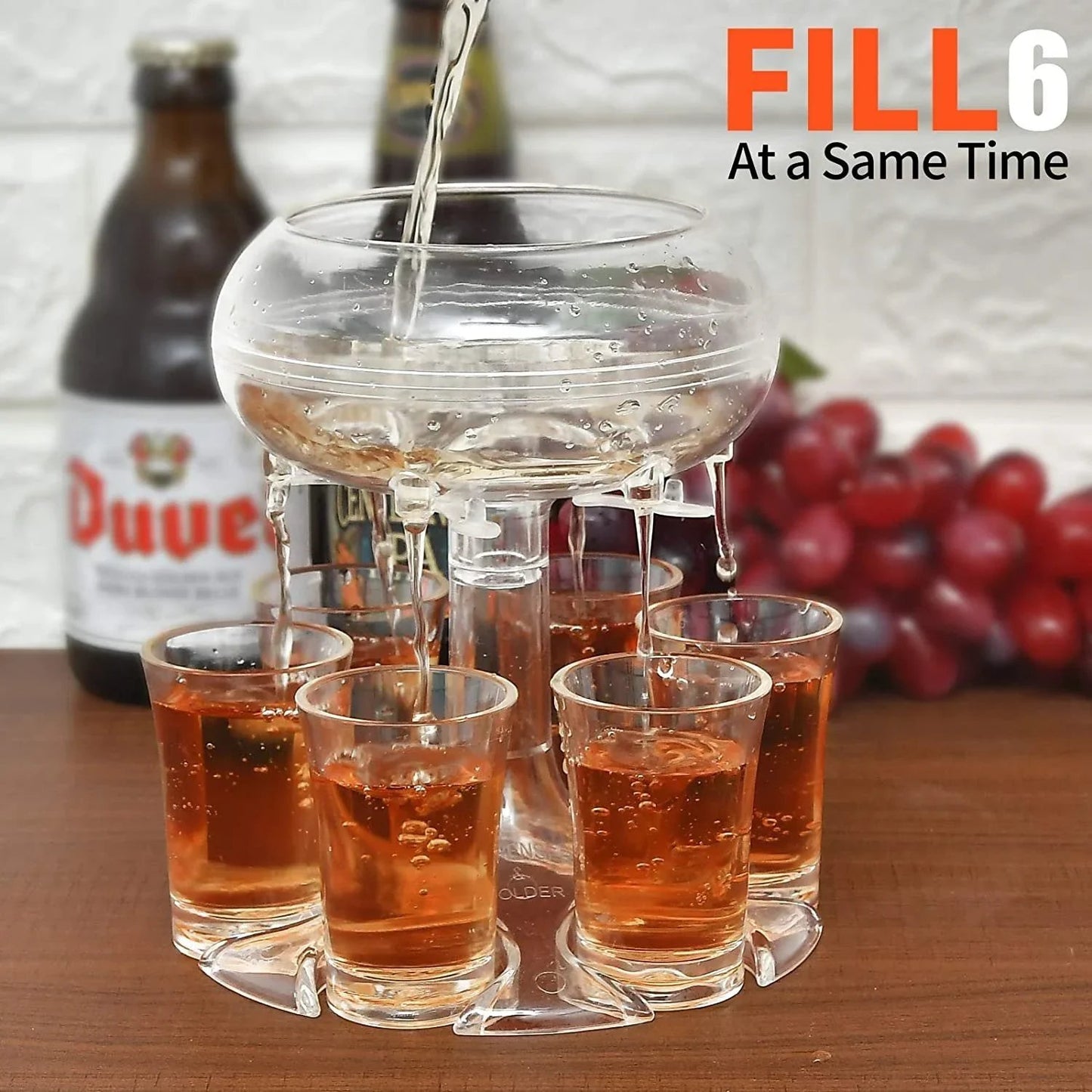 🌈 Hot-sale🥂 6 Shot Glass Dispenser and Holder