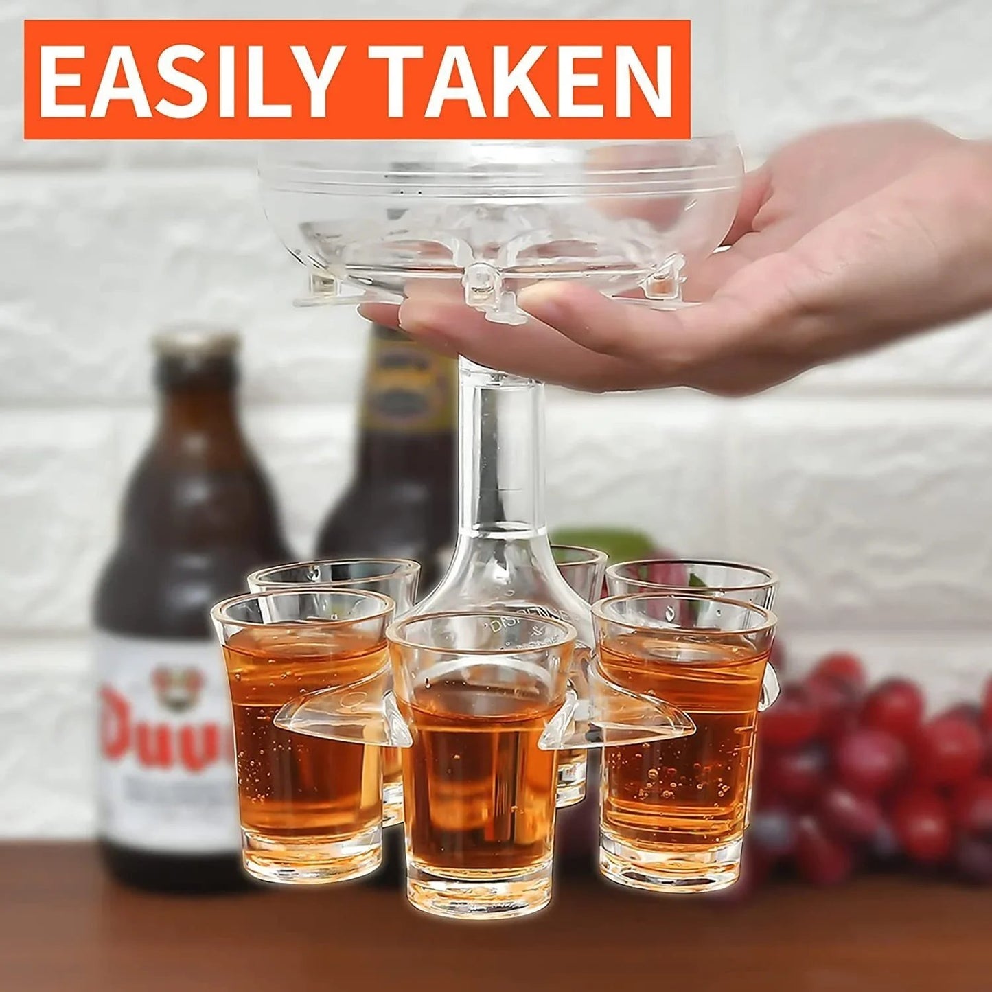 🌈 Hot-sale🥂 6 Shot Glass Dispenser and Holder