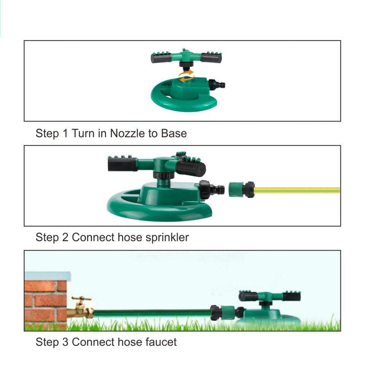 SpinSplash 360° Rotation Sprinkler
