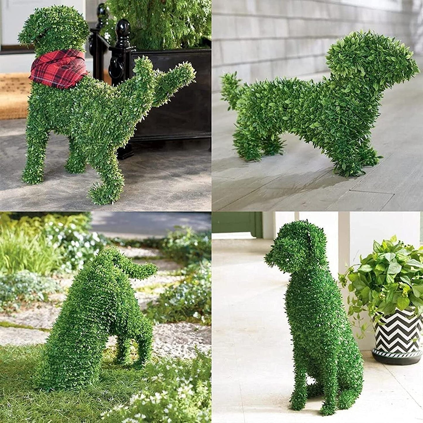 Decorative Peeing Dog Topiary And Other Animals-Handmade