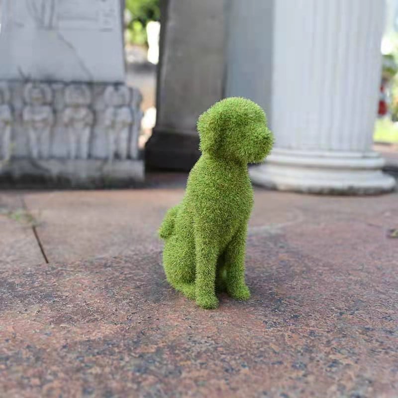 🔥🐕Decorative Peeing Dog Topiary