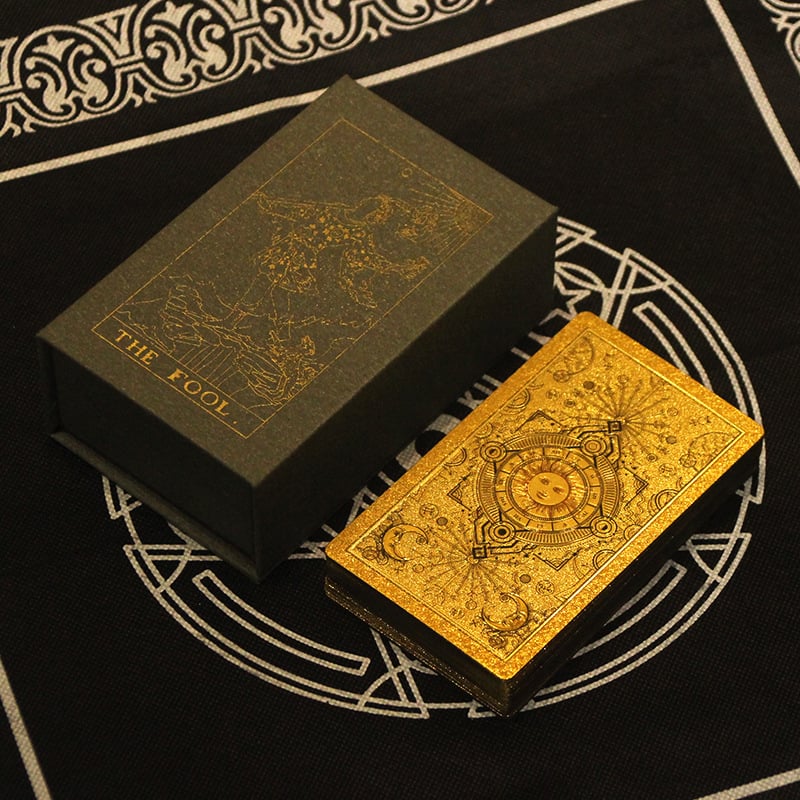 š„Explore the Mystical World of Tarot Gold Foil Tarot (Buy 2 Free Shipping)