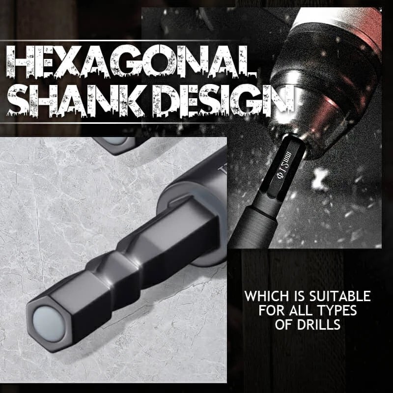 Diamond Dry Drill Bits Hole Saw Cutter for Granite Marble Ceramic Tile Glass Hex Head Bits