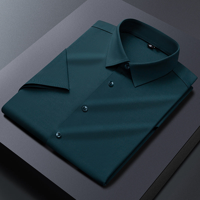 Ice Silk Seamless Stretch Shirt
