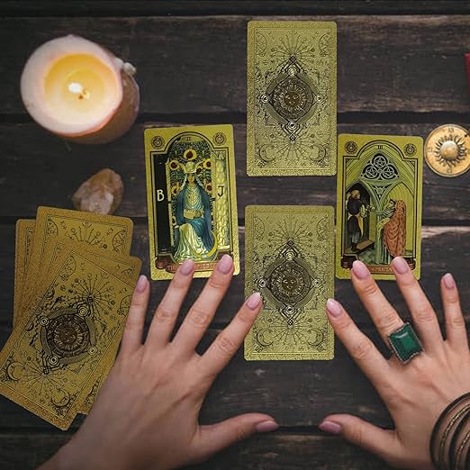 š„Explore the Mystical World of Tarot Gold Foil Tarot (Buy 2 Free Shipping)