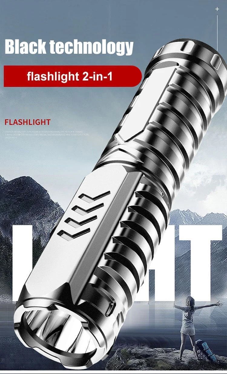 Multifunctional Rechargeable Flashlight