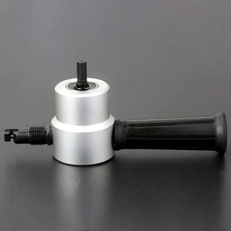 Double-head metal sheet cutter
