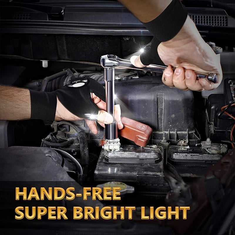 LED gloves with waterproof lightš„
