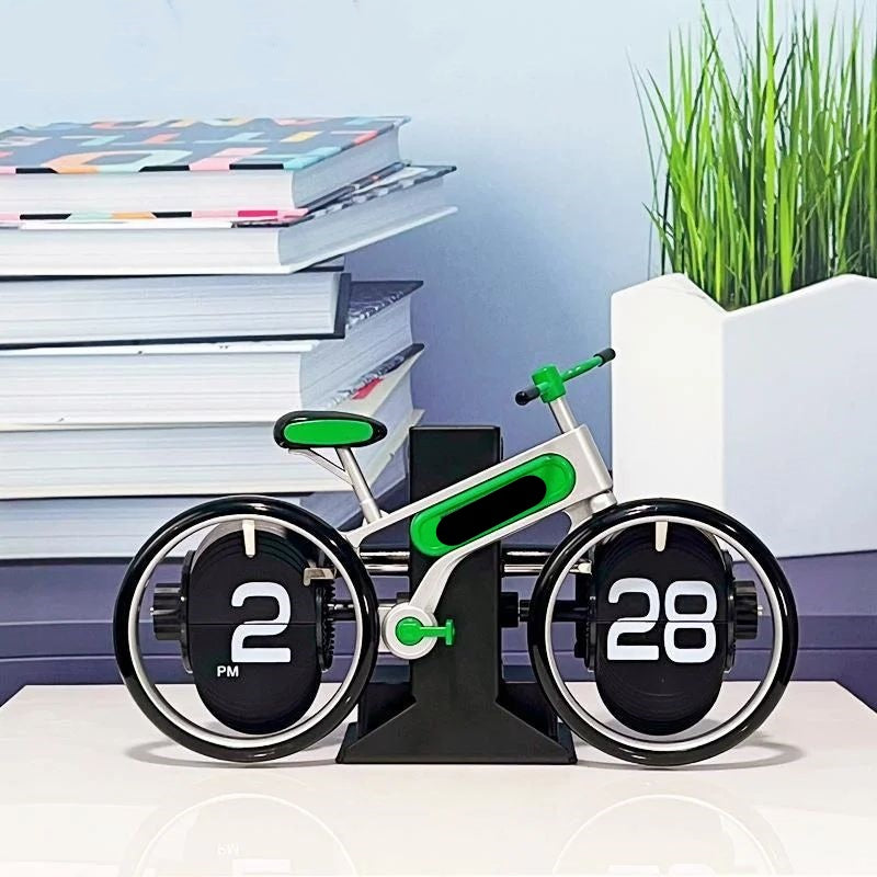Driving shape digital flip clock