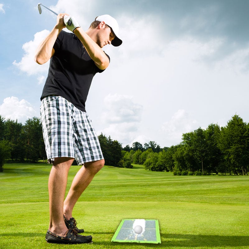 New Golf Training Mat for Swing Detection Batting