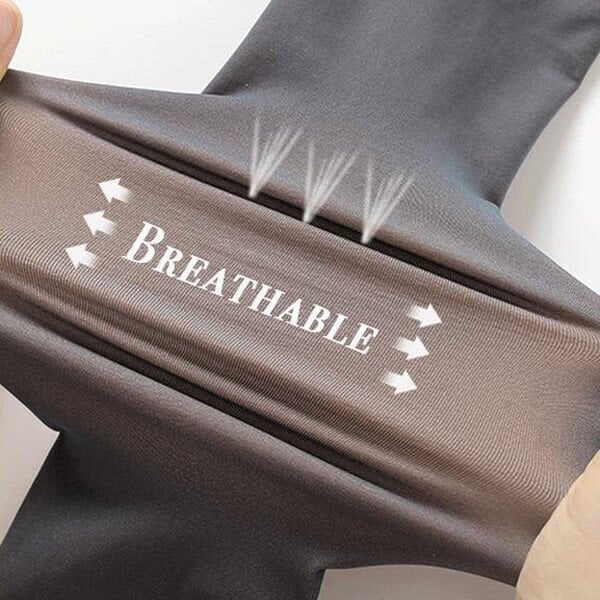 Flawless Legs Fake Translucent Warm Plush Lined Elastic Tights✨