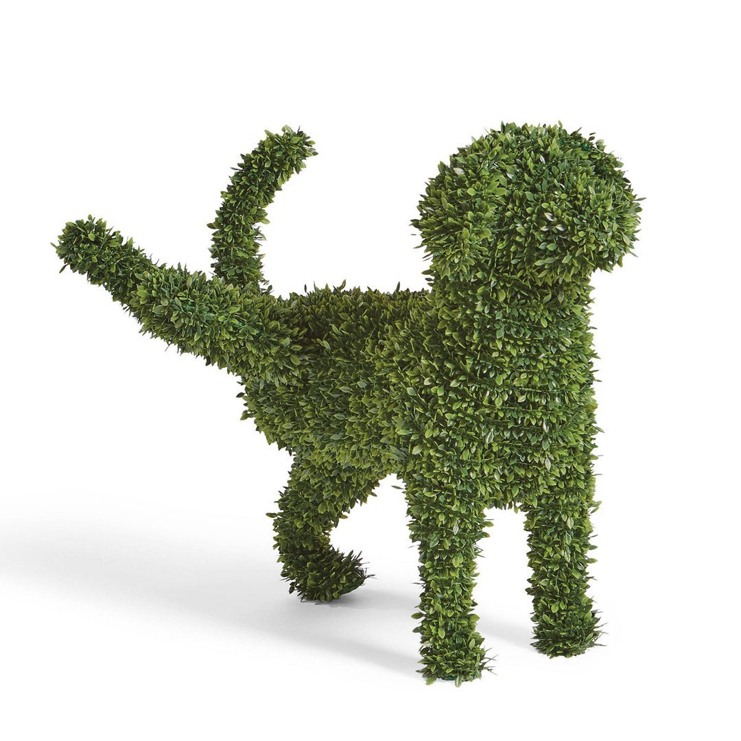 🔥🐕Decorative Peeing Dog Topiary