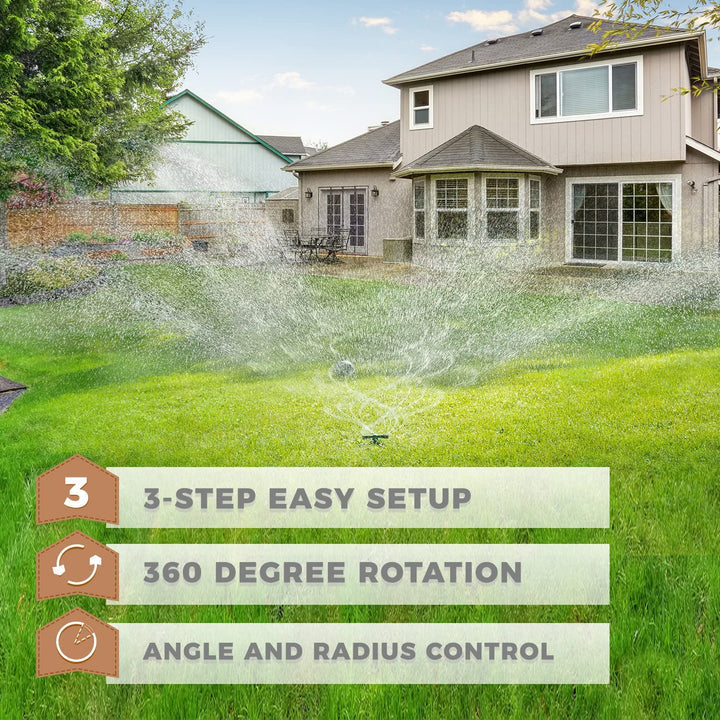 SpinSplash 360° Rotation Sprinkler