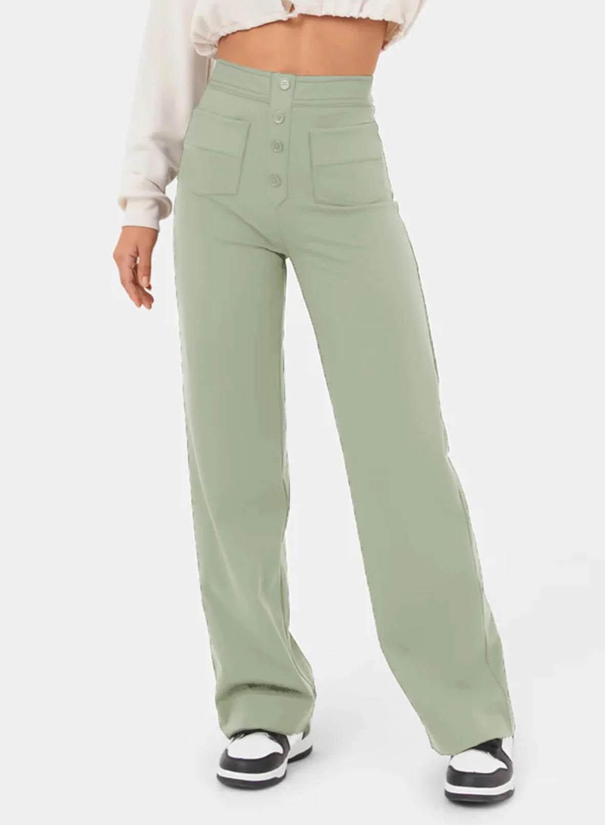🔥BIG SALE🔥- Multi Pocket High Elastic Pants