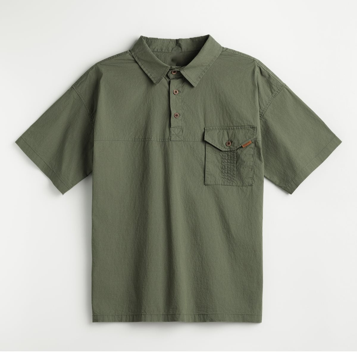 Men's lapel polo shirt loose casual versatile short-sleeved T-shirt