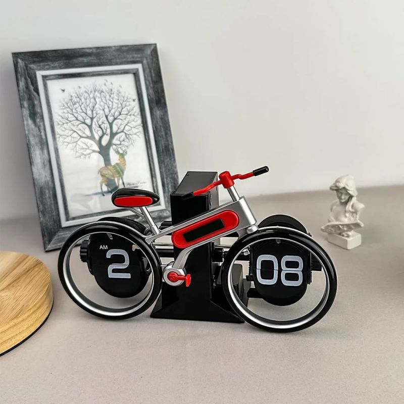 Driving shape digital flip clock