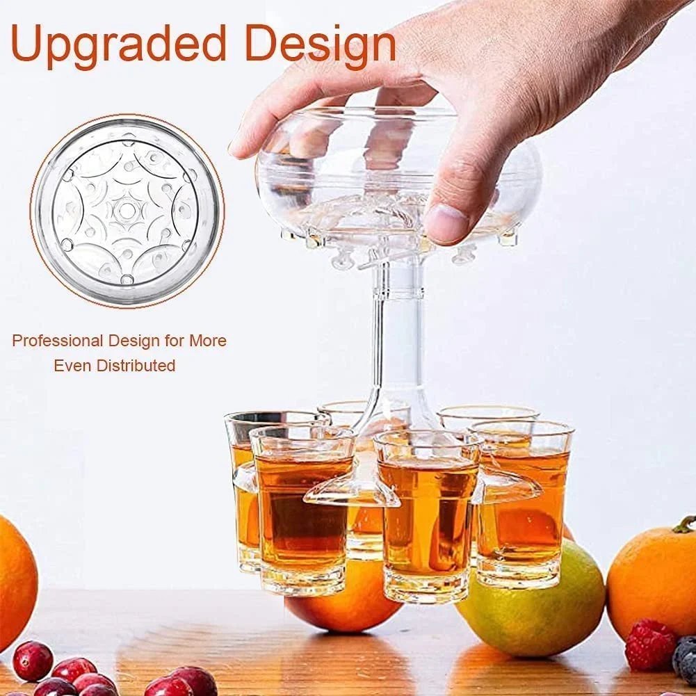 🌈 Hot-sale🥂 6 Shot Glass Dispenser and Holder