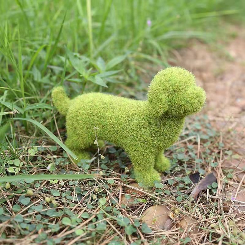 🔥🐕Decorative Peeing Dog Topiary