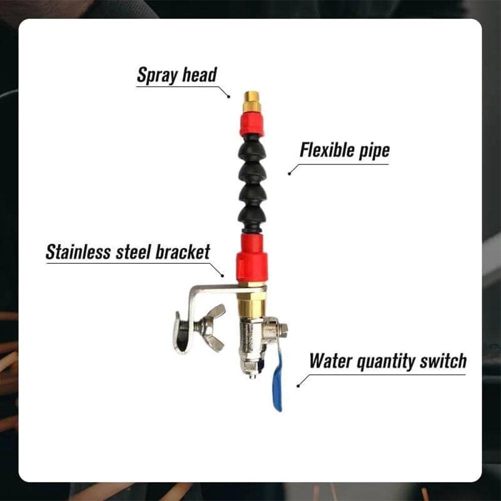 Cutting machine spray system water sprinkler