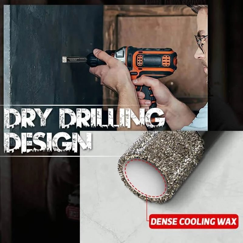 Diamond Dry Drill Bits Hole Saw Cutter for Granite Marble Ceramic Tile Glass Hex Head Bits