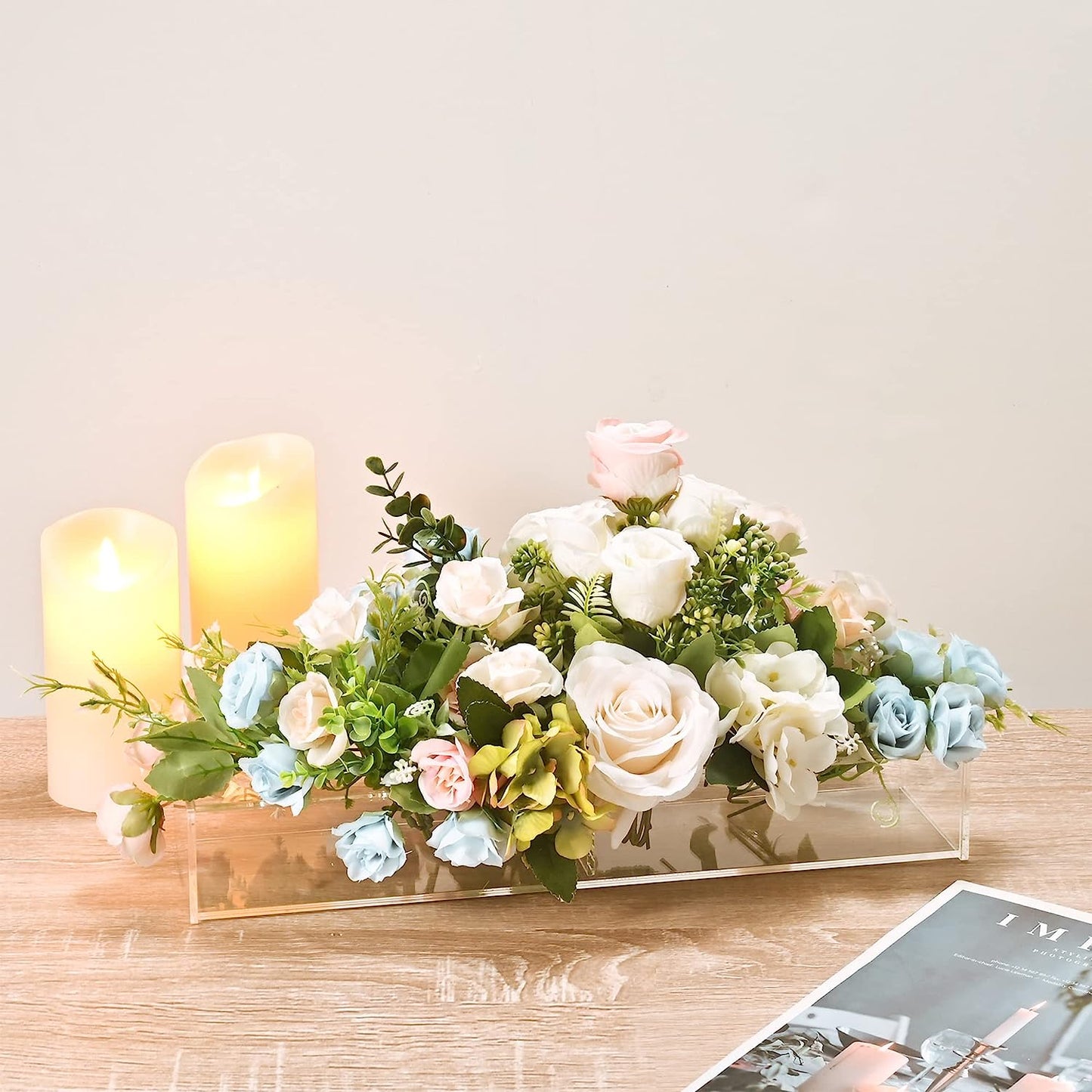 Clear Acrylic Flower Vase Mother's Day Gift (Buy 3 Free Shipping)