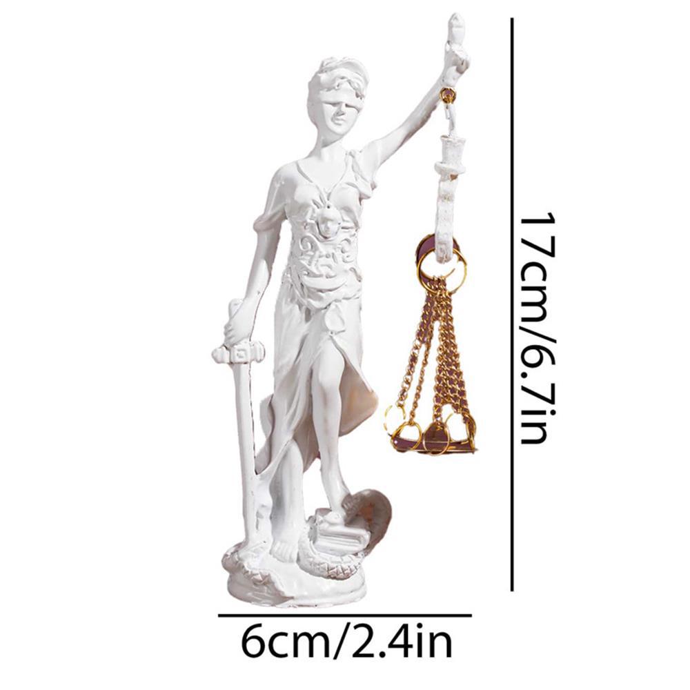 Greek goddess of justice and fairness indoor ornaments home creative decoration desktop ornaments study office