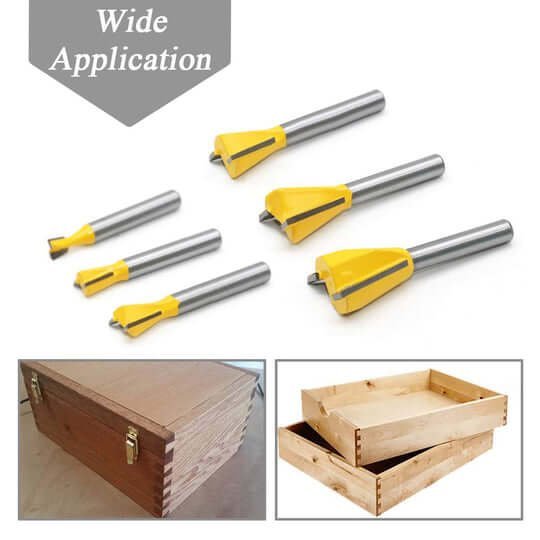 6PCS DOVETAIL ROUTER BIT SET HOT SALE
