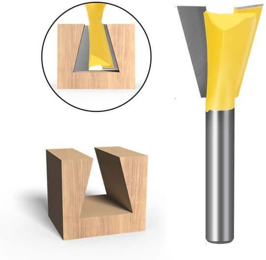 6PCS DOVETAIL ROUTER BIT SET HOT SALE