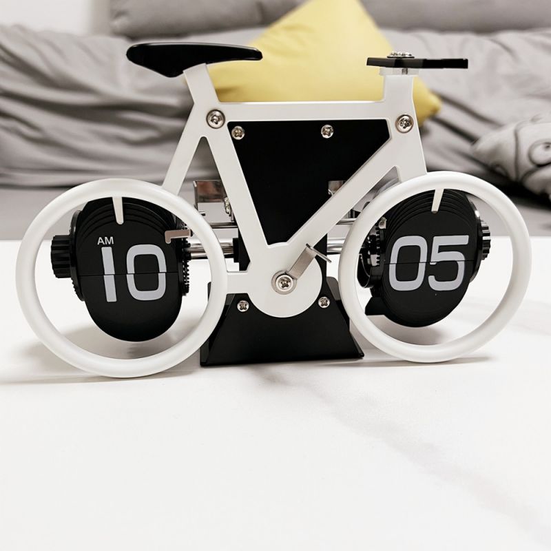 Driving shape digital flip clock