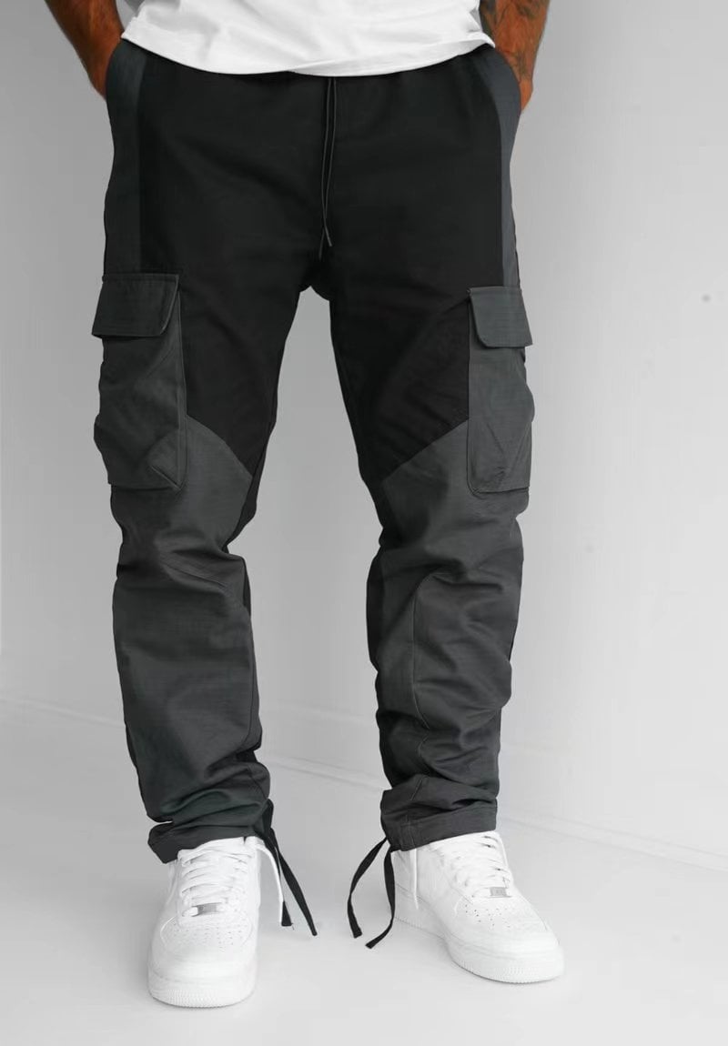 Terrain Panel Cargo Pants - Black/Charcoal (Buy 2 free shipping)