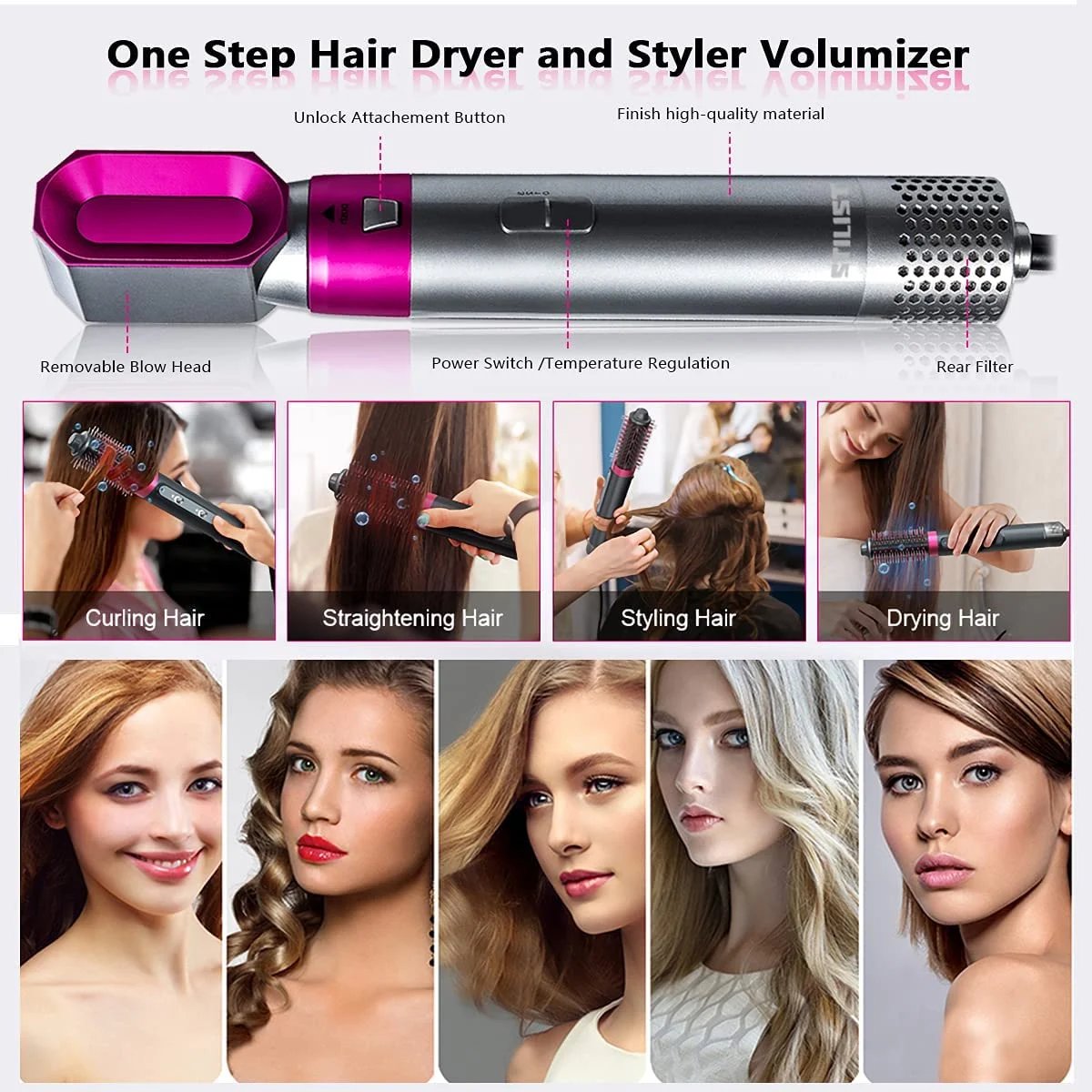 5 in 1 Complete Hair Styler Set