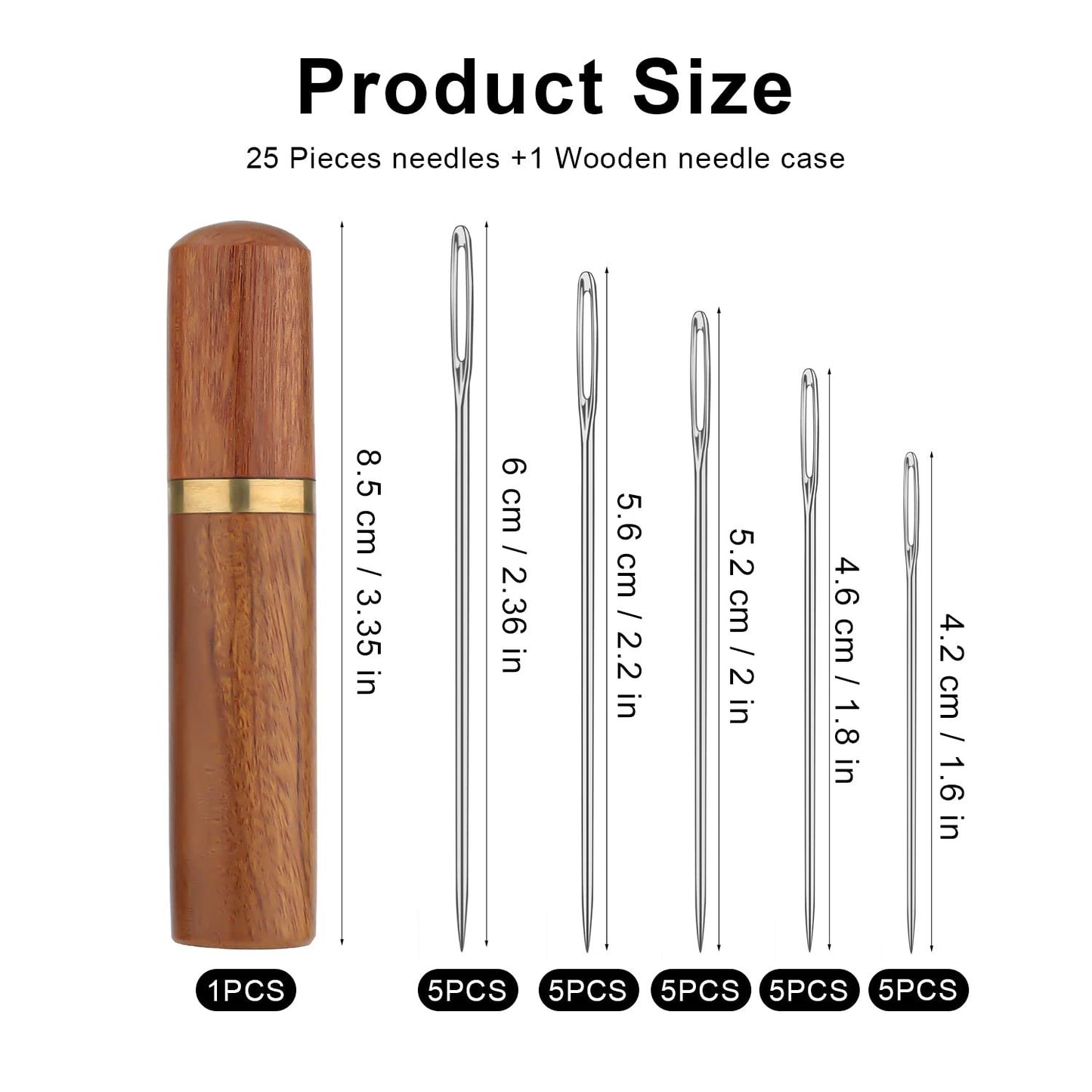 🔥25 Large Sewing Needles